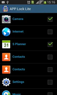 APP Lock Lite android App screenshot 1