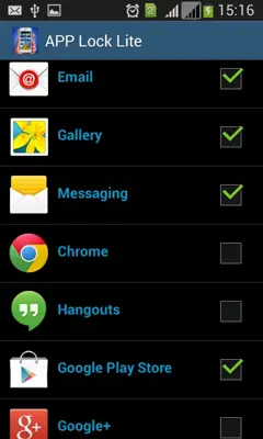 APP Lock Lite android App screenshot 3